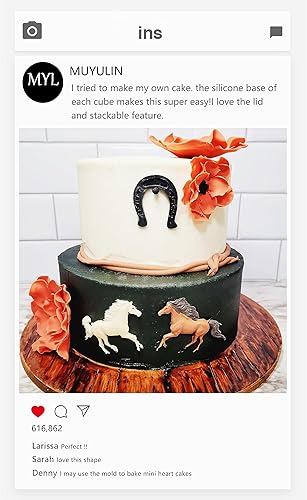 Miniatura 5 de Moldes de silicona para fondant de reno, 4 paquetes de moldes de chocolate para decoración de pasteles temáticos de caballos, adornos de cupcakes,