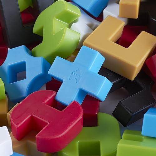 Miniatura 5 de Guidecraft IO Blocks - Juego de 76 piezas de rompecabezas digital para construcción educativa STEM