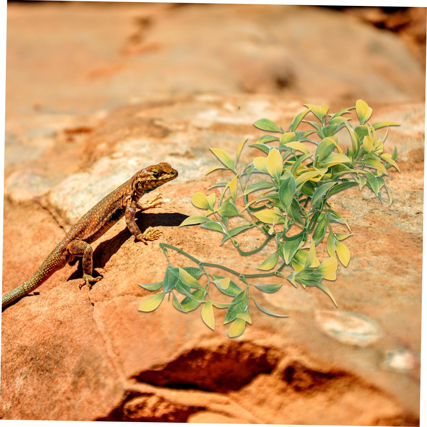 Toyvian 3 Ensembles Fausses Plantes Vignes pour Aquarium Terrarium Décorations pour Reptiles Accessoires pour Habitat Naturel 3 Pièces * 3