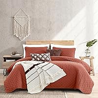 Vista 13 de Juego de ropa de cama con funda de almohada, colcha ligera y suave, manta acolchada fina, para todas las estaciones, 2 piezas, 68 x 90 pulgadas