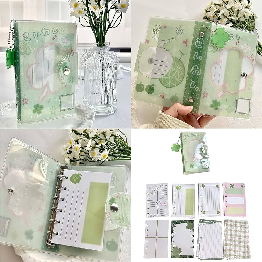 わたしよページ Amazon | 四つ葉のクローバーステッカーストレージブック7