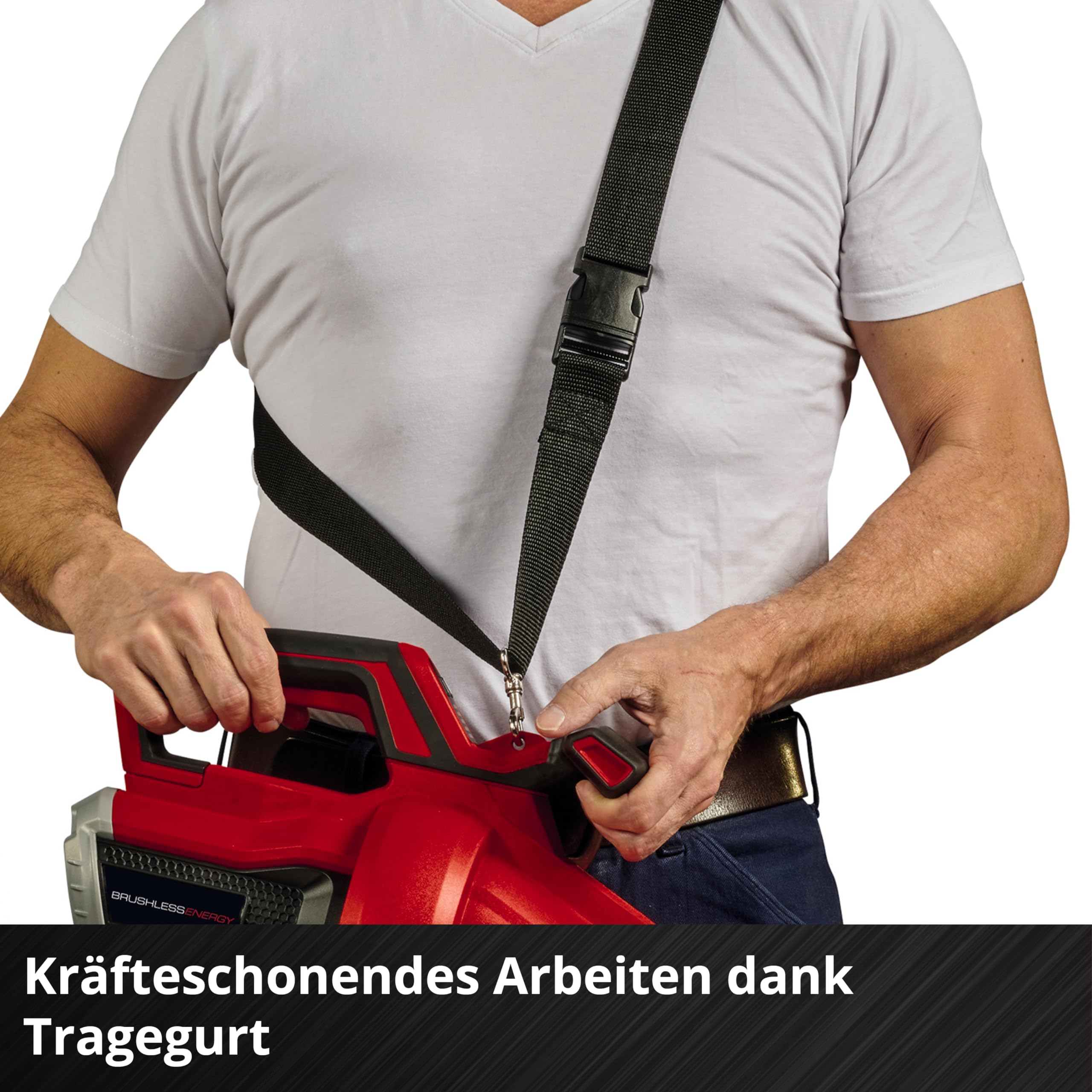 Einhell Professional Akku-Laubsauger VENTURRO 36/240 Power X-Change (36 V, Li-Ion, Saugleistung bis 740 m³/h, Fangsack 45 L, Blasfunktion bis 240 km/h, inkl. 5,2 Ah Akku & Ladegerät)