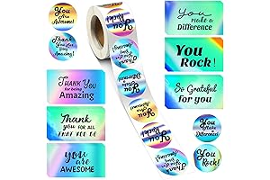 Eaasty Appreciation Holographic Stickers and Cards