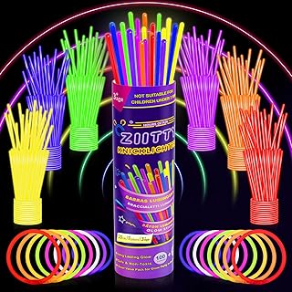 Sponsored You’re seeing this ad based on the product’s relevance to your search query.Learn more about this advertisement Ziitty Glow Sticks Party Set, 7 Great Colours Glow Sticks Children, 100 Glow Sticks with 100 Connectors for Bracelets Bracelets, Neon Party Gadgets for Party Decoration, Weddings, New Year's Eve