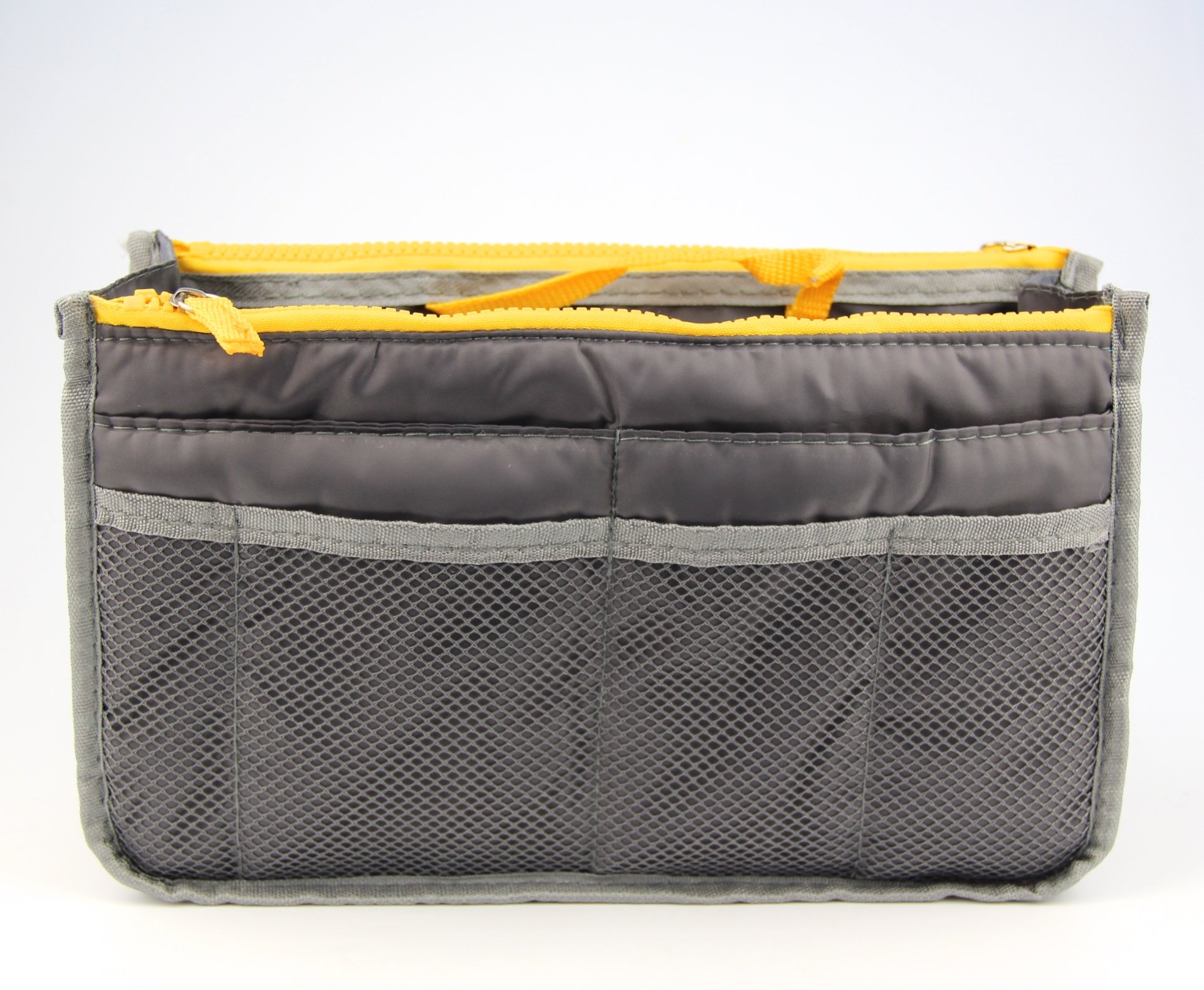 Raylinedo Women's Gray Tidy Travel Insert Handbag Cosmetic Organiser Purse Large Liner Make-Up Bag Pouch