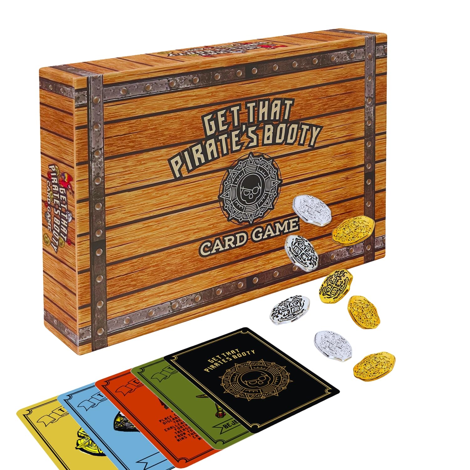 Get That Pirate's Booty Card Game, Fun 2-6 Player Family-Friendly Card Game for Adults, Teens, & Kids a Fun Pirate Themed or Stocking Stuffers