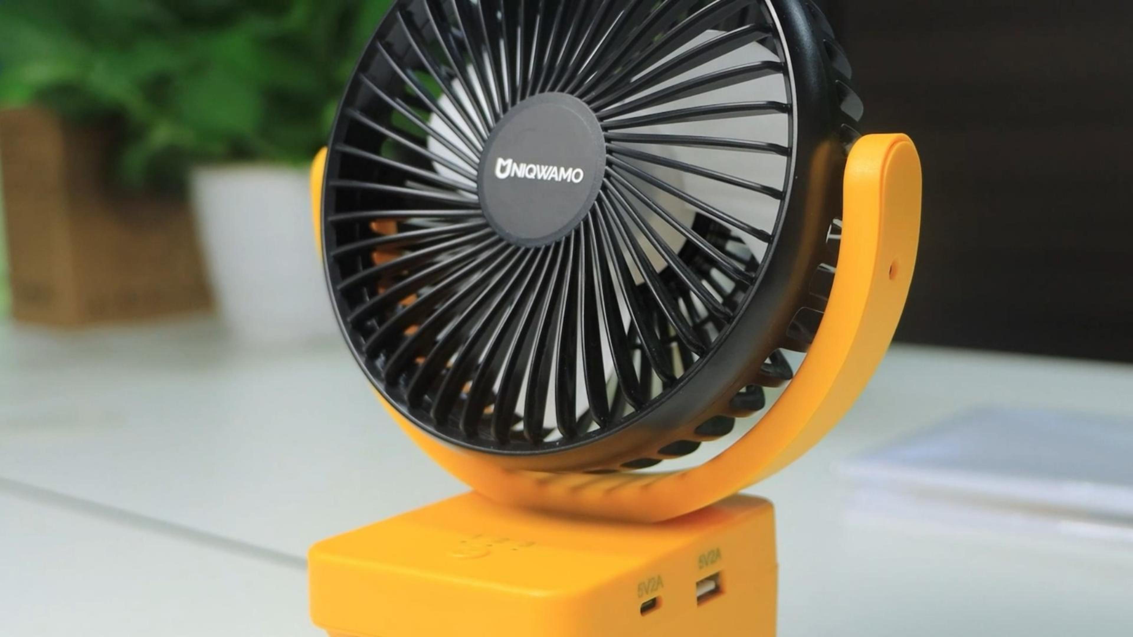 Amazon.com: Uniqwamo Jobsite Battery Operated Fan Compatible For