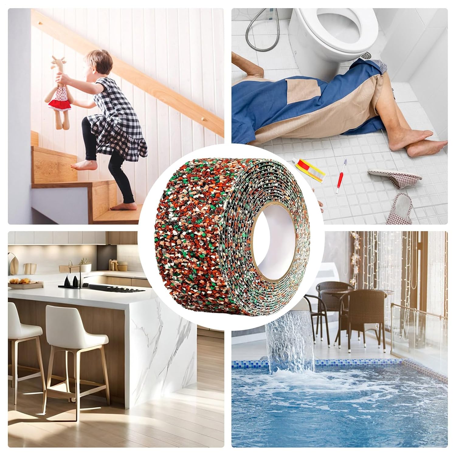 Stair Grip Friction Tape 3-Meter Indoor Protector Adhesive Pads