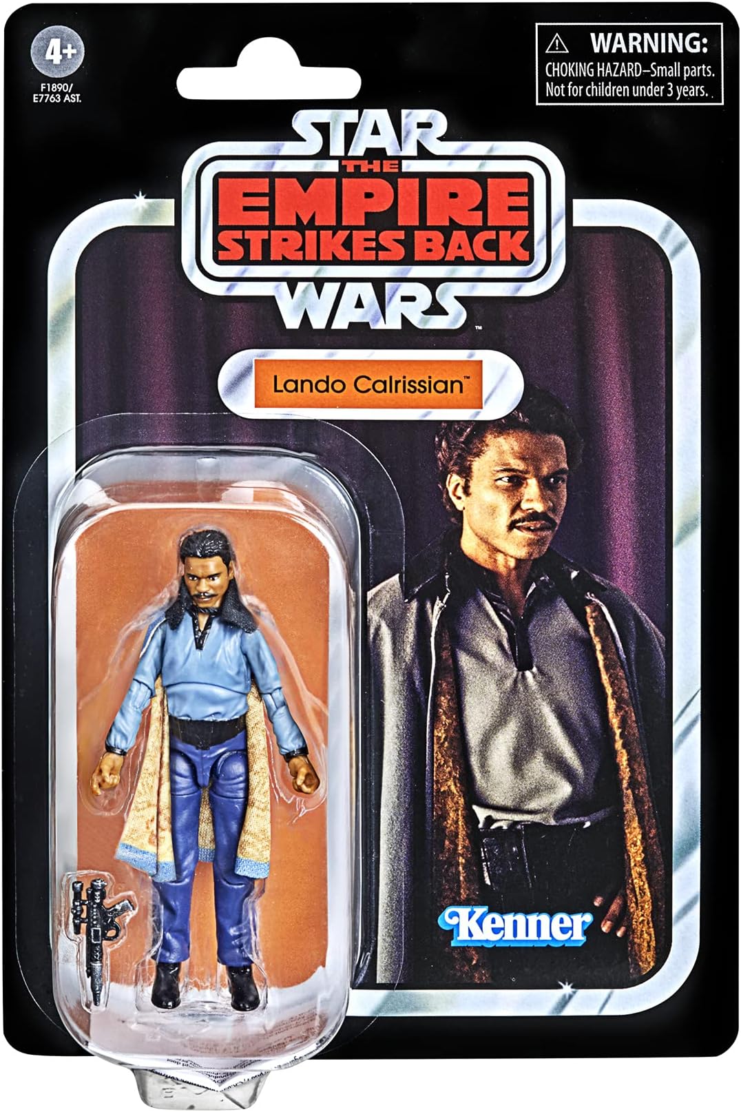 STAR WARS The Vintage Collection Lando Calrissian Toy, 3.75-Inch-Scale The Empire Strikes Back Action Figure, Kids Ages 4 and Up,F1890