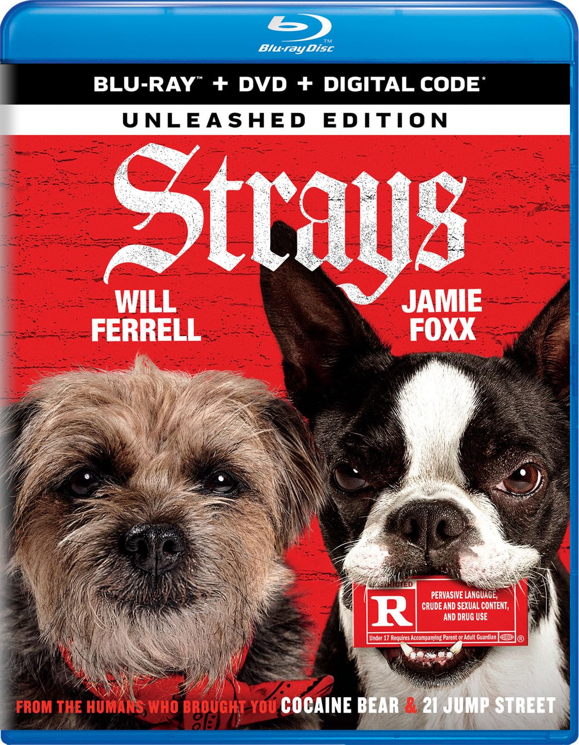 Strays (2023) Unleashed Edition Bluray + DVD + Digital