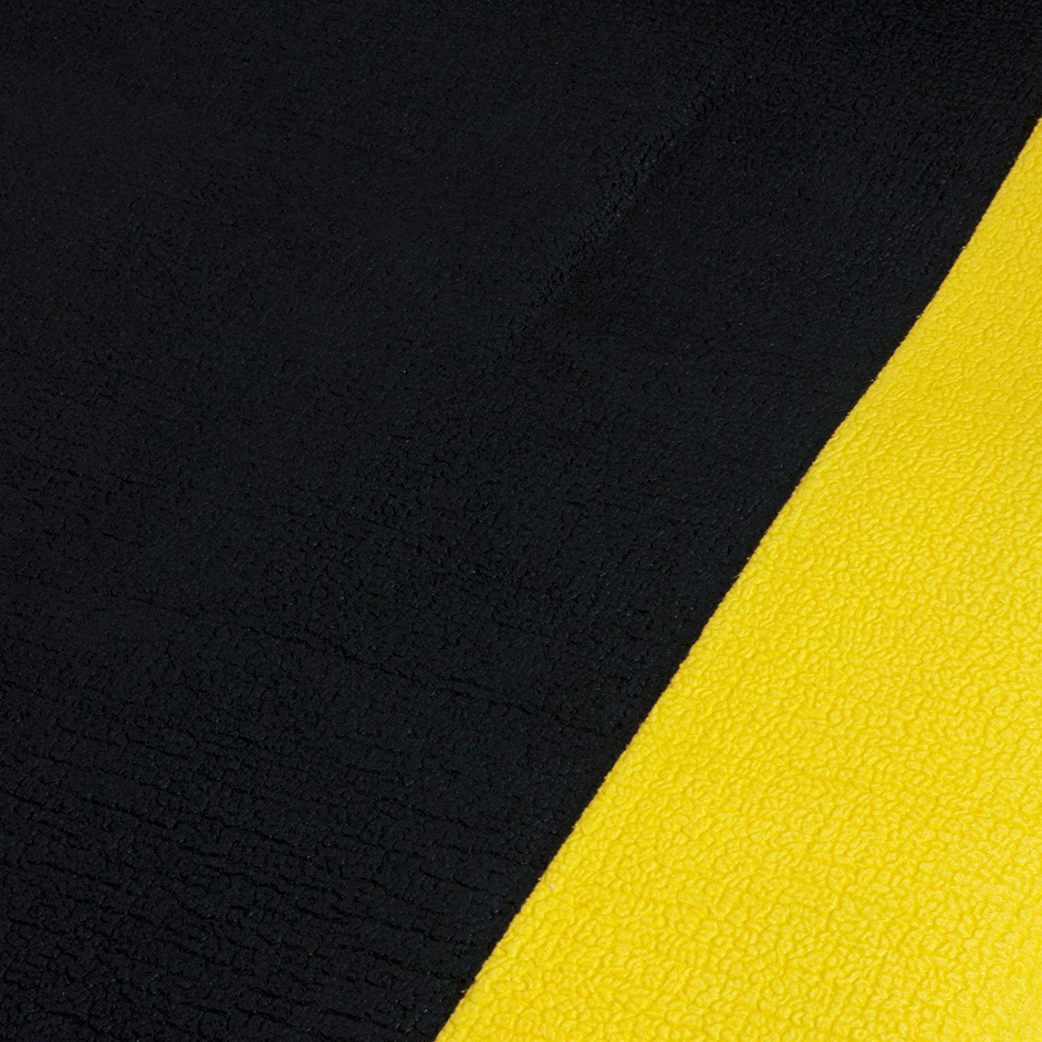 Tappeto Gomma Antiscivolo al Metro -Tappeto Antifatica Ergonomico, Antistatico, Isolante per Postazione Lavoro Industriale, Officina | Superficie Granulata, 3 Colori - 60x1830 cm - giallo/nero