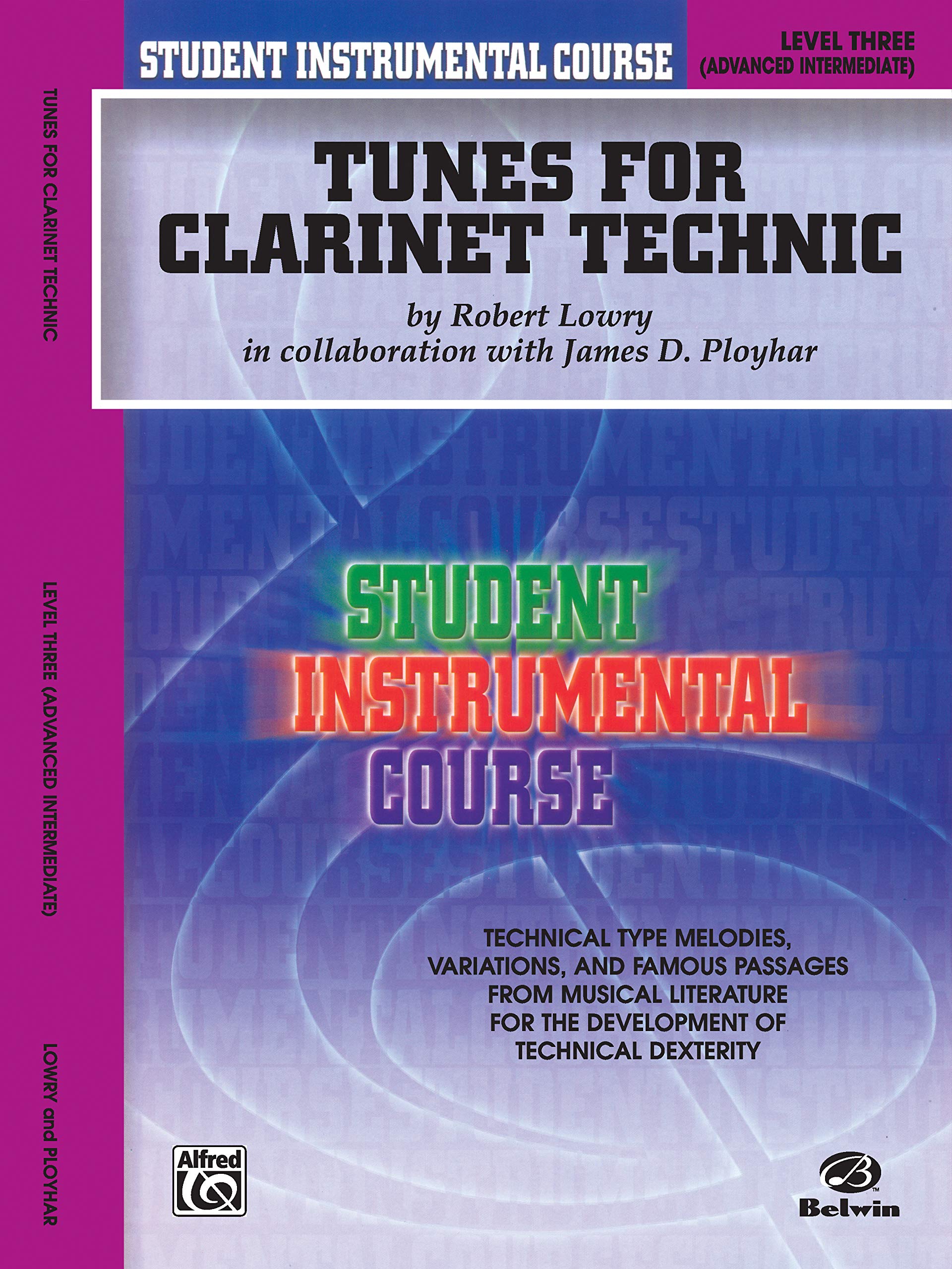 Student Instrumental Course Tunes for Clarinet Technic: Level III