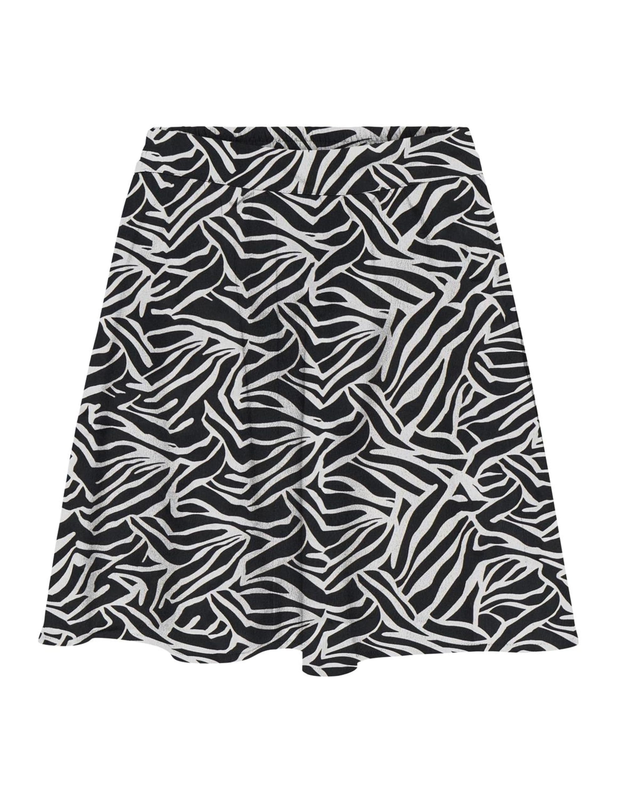 ONLY Women's Onlnova Life Vis Bellis Skirt AOP, Black, M