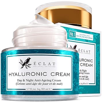 Hyaluronic Acid Face Moisturizer for Women and Men - Anti Aging Face Lotion Facial Moisturizer, Anti Wrinkle Hydrating Face Cream, Antiaging Hydrating Moisturizer, Day and Night Hyaluronic Cream