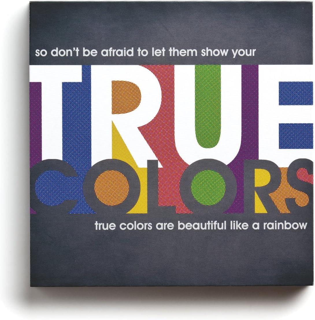 Lyricology True Colors Box Decorative Sign