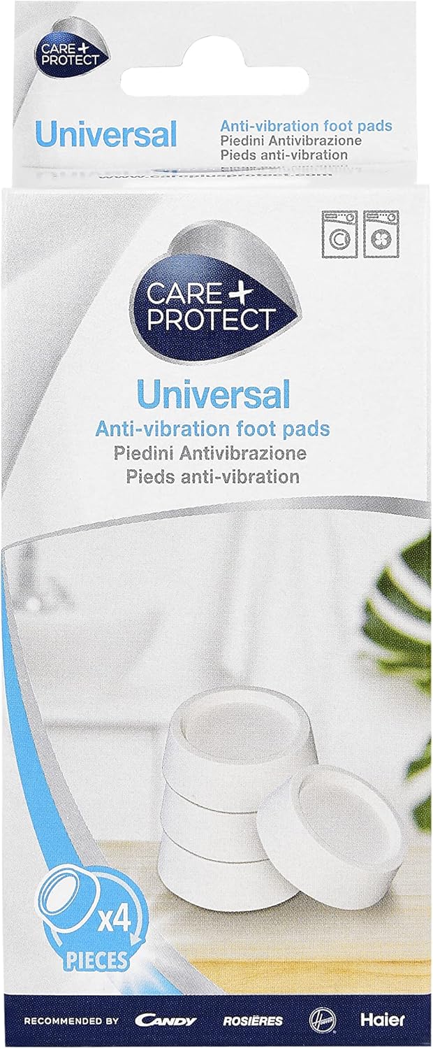 CARE+PROTECT 35602742 AntiVibration Rubber Foot Pads, for Washing