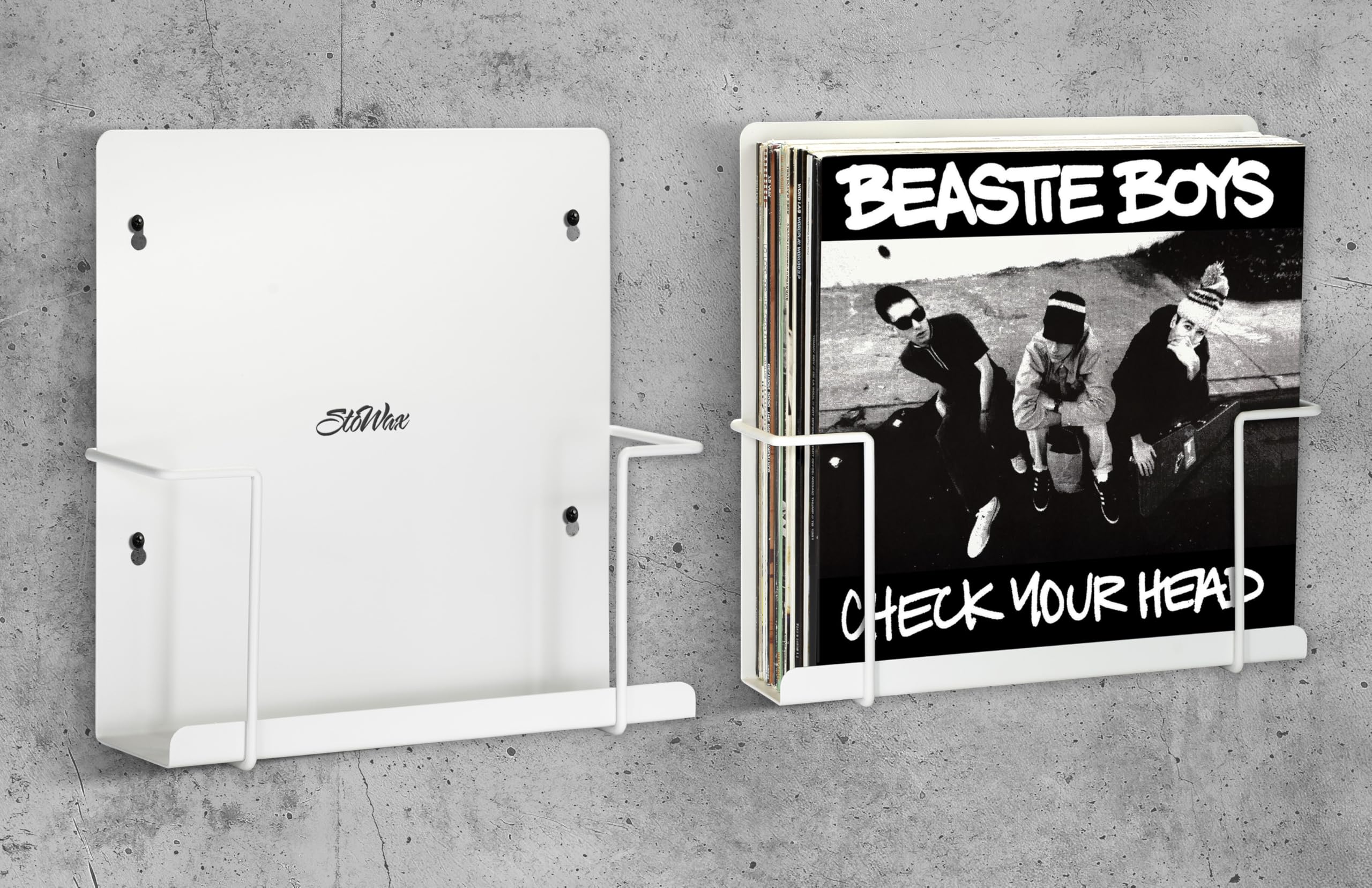Amazon.com: STOWAX Vinyl Record Storage Wall Mount Display Shelf