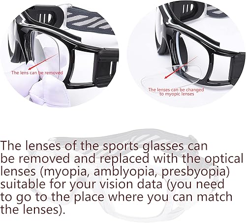 Miniatura 3 de SooGree - Gafas protectoras deportivas de baloncesto para hombres