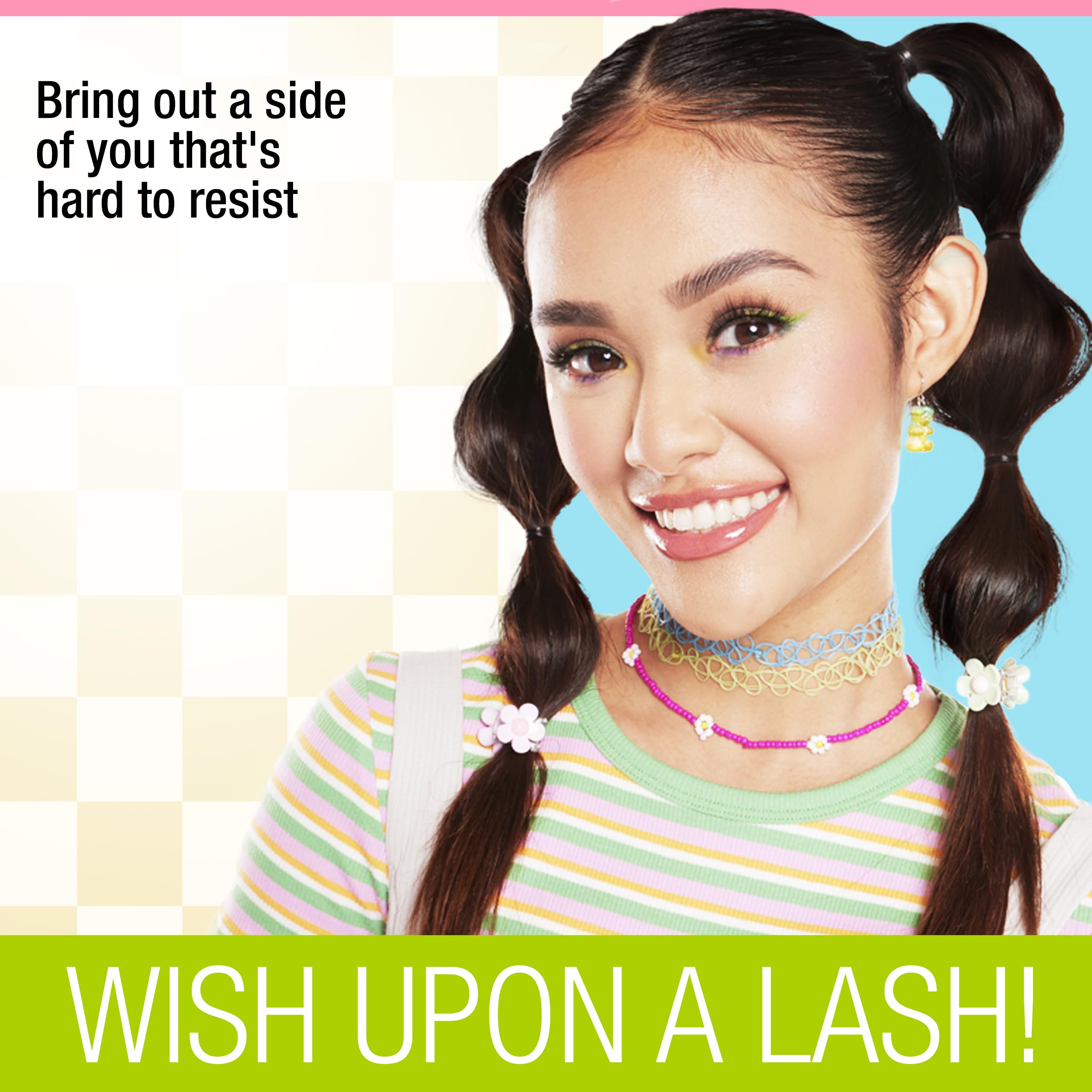 Winks Be Yourself - Pestañas estilo deseo, pestañas negras para un efecto dramático de ojo de muñeca, volumen completo, pestañas postizas de aspecto natural, paquete de 4 2