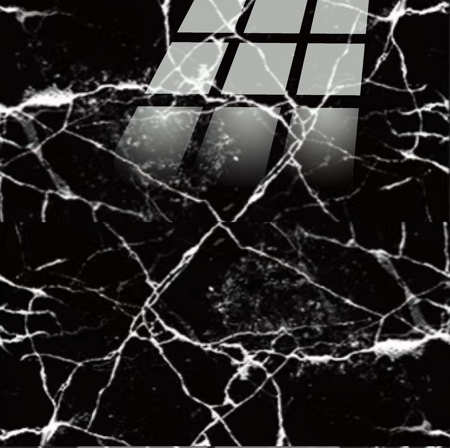 40-Sheets Peel and Stick Backsplash Marble Look 12"X12" Self Adhesive Wall Tile Back Splashes for Kitchen Bathroom (4, Black)