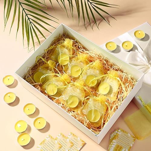 Miniatura 12 de 50 juegos de recuerdos de fiesta de baby shower, incluyendo 50 velas sin perfume para baby shower, bolsas de regalo, tarjetas para suministros