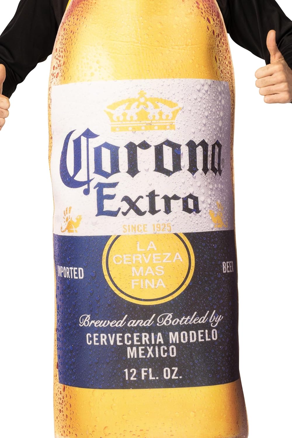 Rasta Imposta Corona Extra Beer Bottle Funny Halloween Costume Drink Cinco De Mayo Fits Men Women 21+ of age, Adult One Size