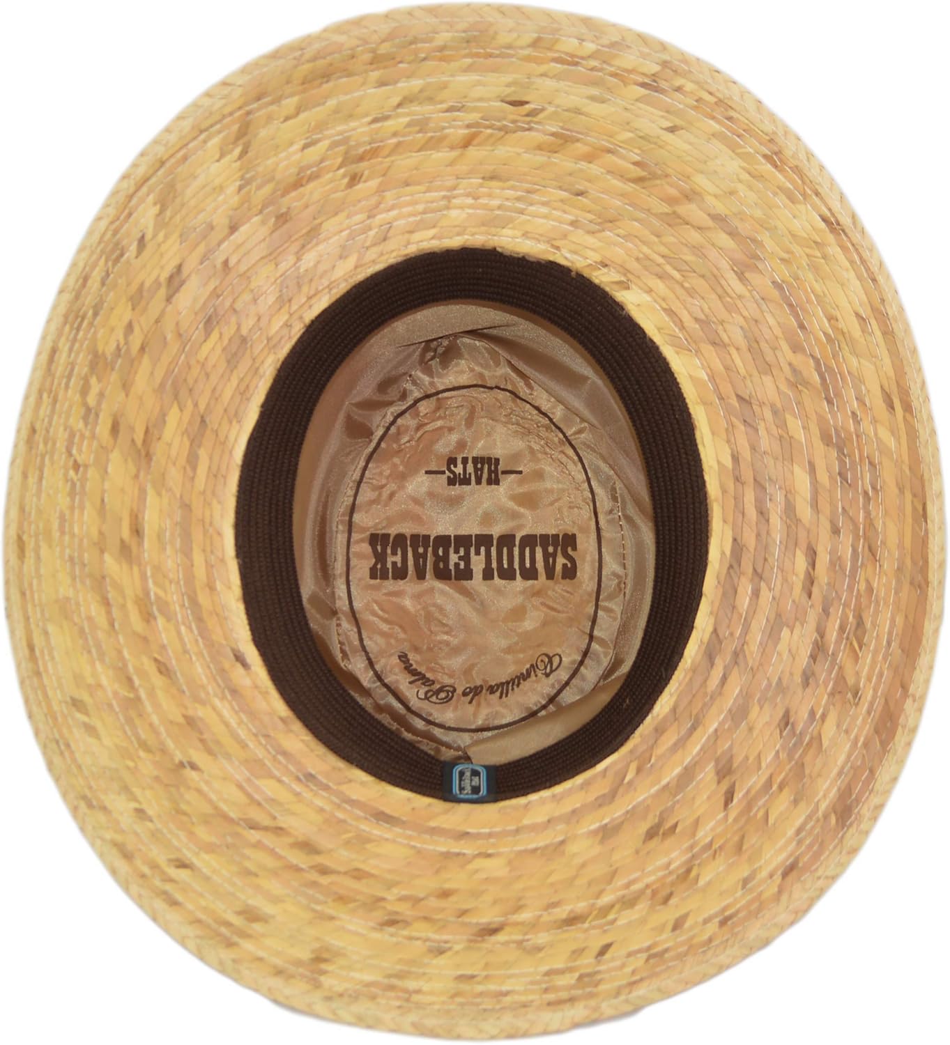 Mexican Palm Leaf Straw Gambler Bolero Sun Hat, Classic Gaucho Cowboy Flex Fit Hat Natural - Image 6