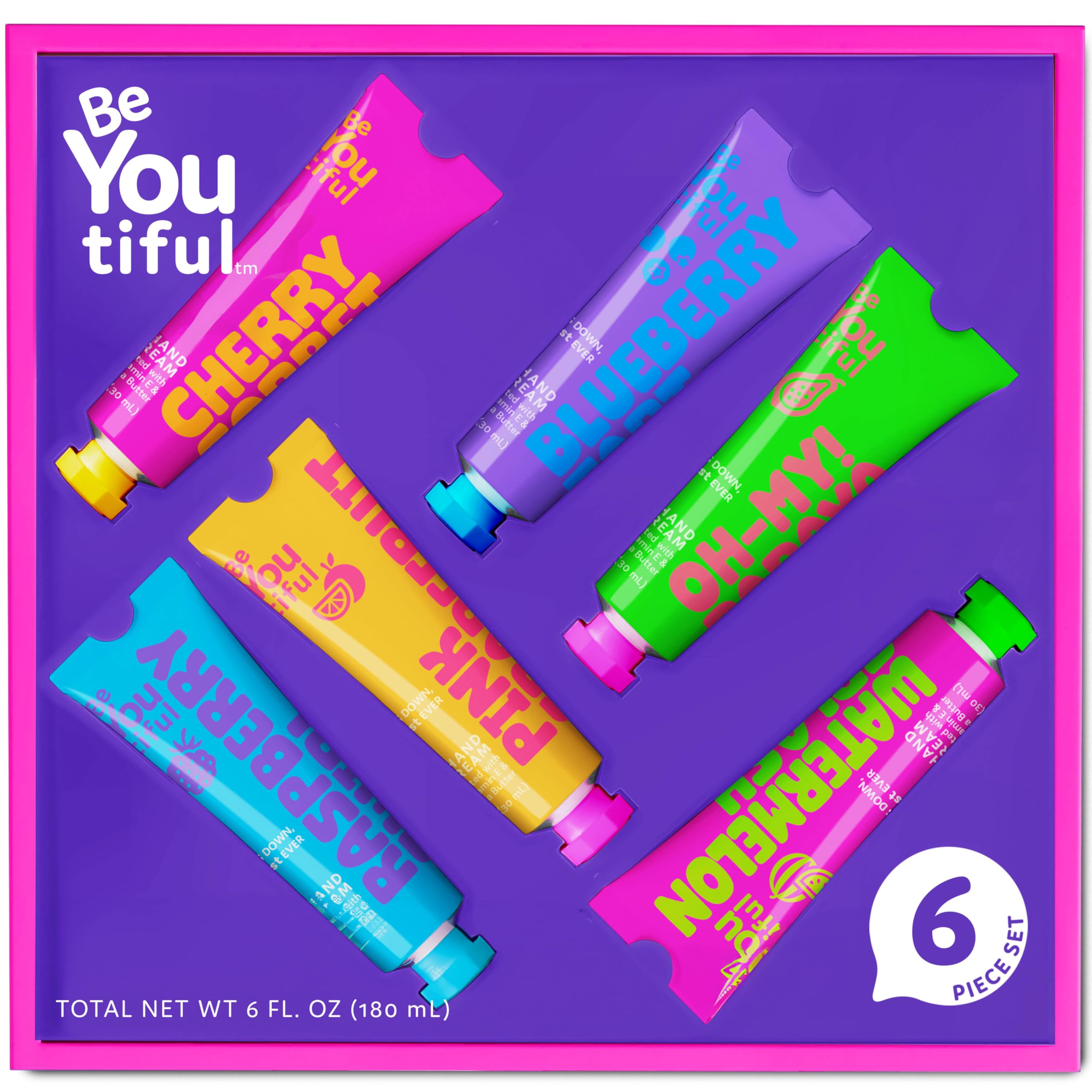 BeYoutiful Hand Lotion Set for Teens, Girls Gifts, Shea Butter, BFF Parties