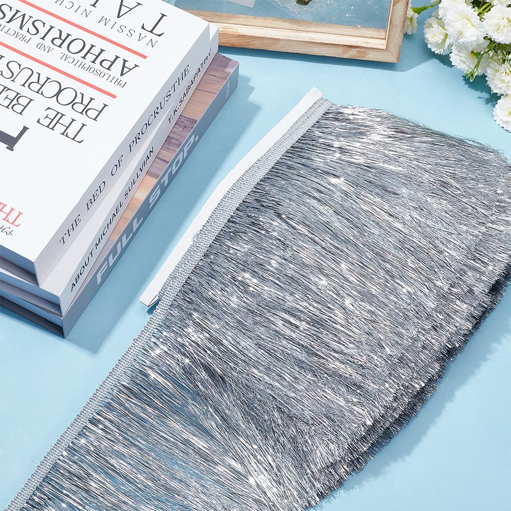 Guirlande à Franges Métalliques Brillantes De 9,1 M De Long Et 20,3 Cm