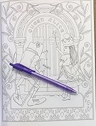 Amazon.com: Creative Haven Alice in Wonderland Designs Coloring Book ...