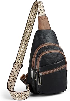 Sling Bag Crossbody Bags for Women Small Cross Body Bag Fanny Packs Chest Sling Purse for Daily Travel Leisure Sport