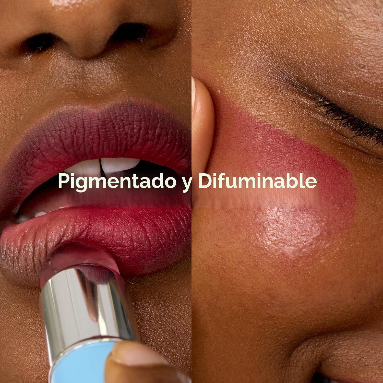 Amazon.com: fwee - Lip&Cheek - Labial difuminado tipo pudín, rubor