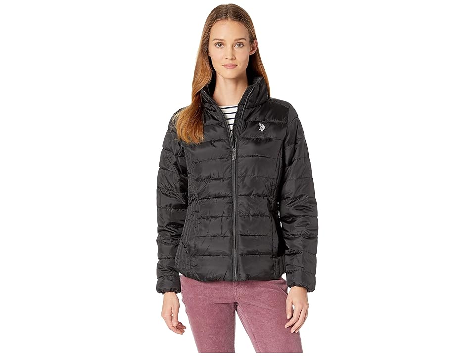 

U.S. POLO ASSN. Puffer Jacket (Black) Women's Coat