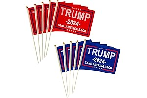 TRUMP 2024 CAMPAIGN FLAGS: Take America Back, Proudly Display Your Support with...