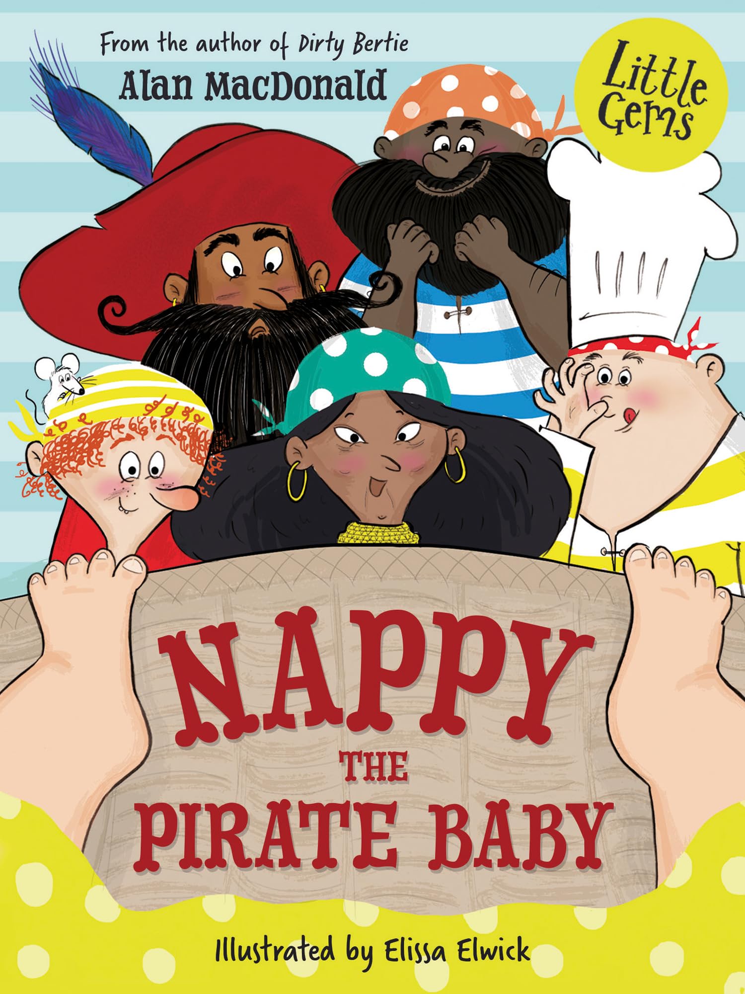 Nappy the Pirate Baby by Alan MacDonald, Elissa Elwick - 9781781129418