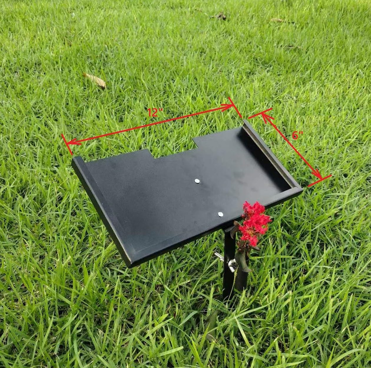 Pet Grave Marker Stand for 8"×12" Plaque,Dog Gravestone Holder,Memorial Plaque Support for Cat,Tombstone for Cemetery for Human,Headstone,Garden Memorial Stone Stand