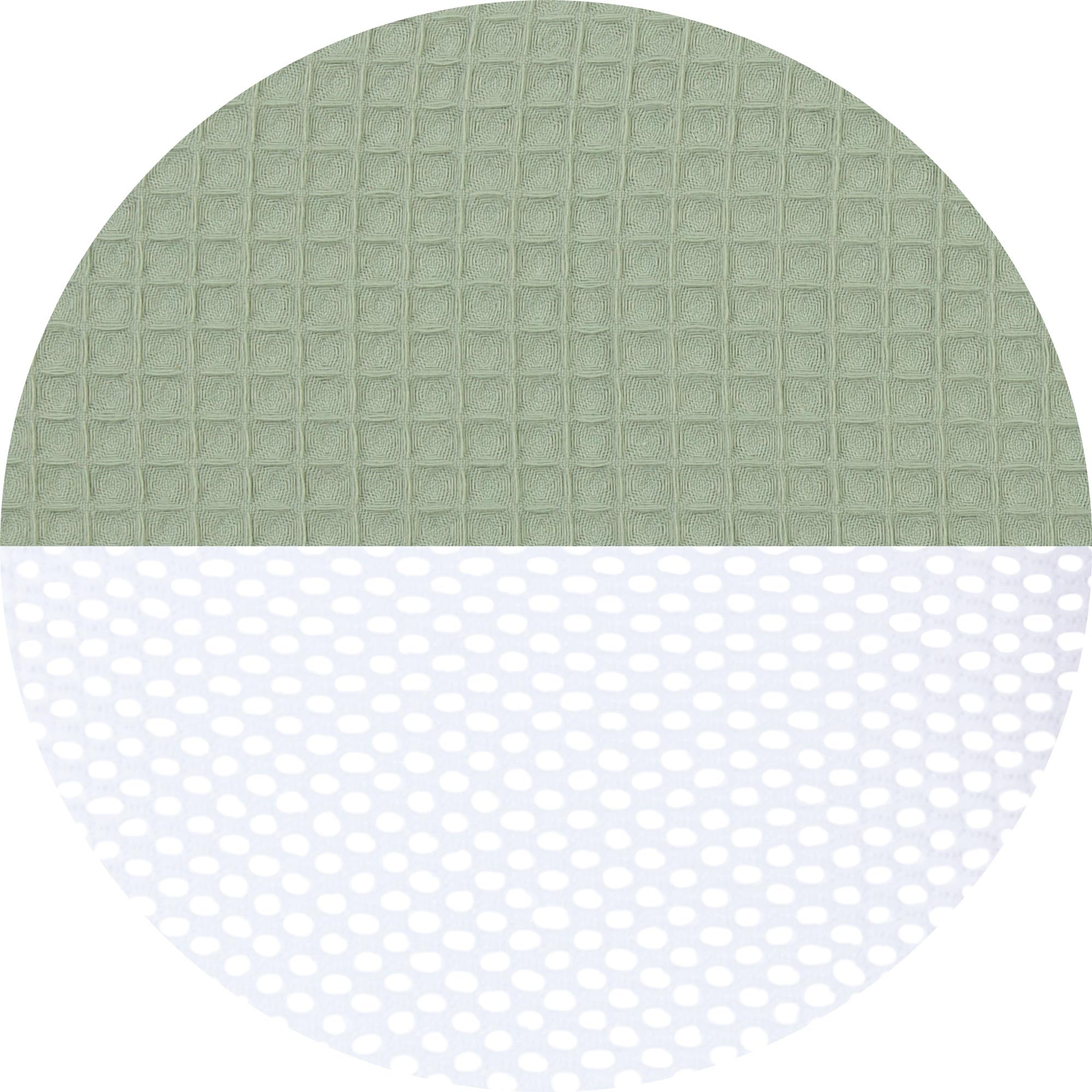 babybay Tour de lit en maille gaufrée compatible avec modèle original, vert jade