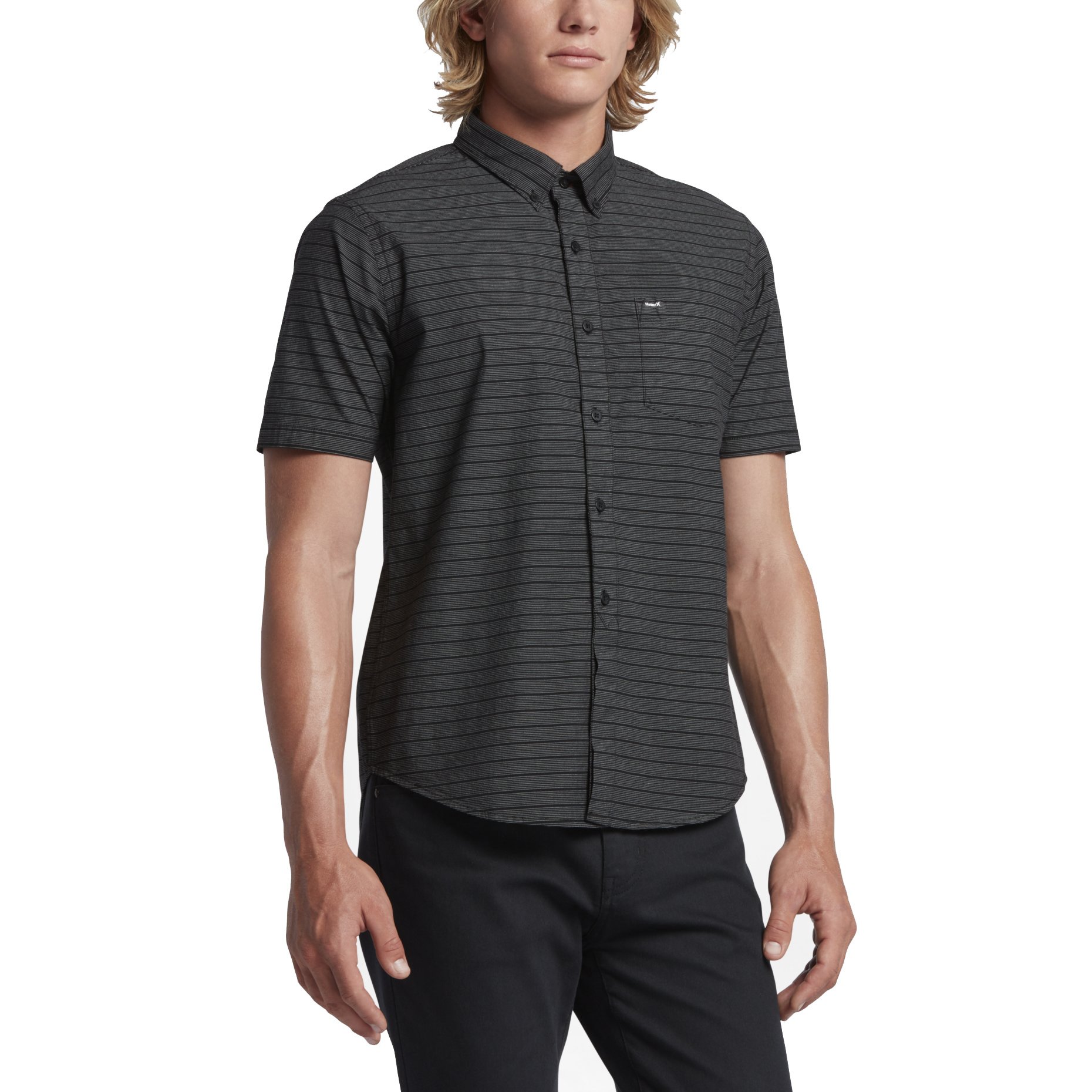 Hurley Mens Riser Short Sleeve Woven