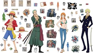 RoomMates Anime Straw Hat Crew Peel and Stick Wall Decals