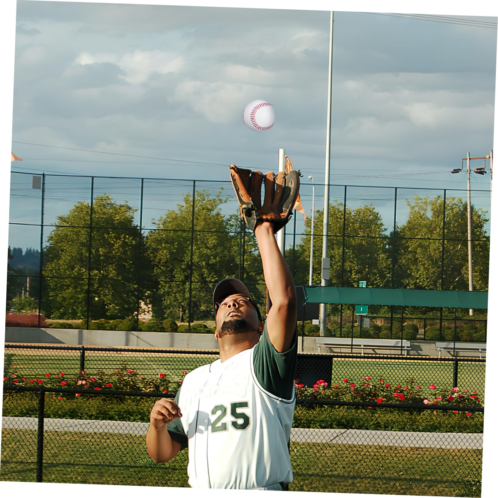 TOYANDONA Pelotas de Béisbol de Práctica en Color Claro PVC, 12 Piezas