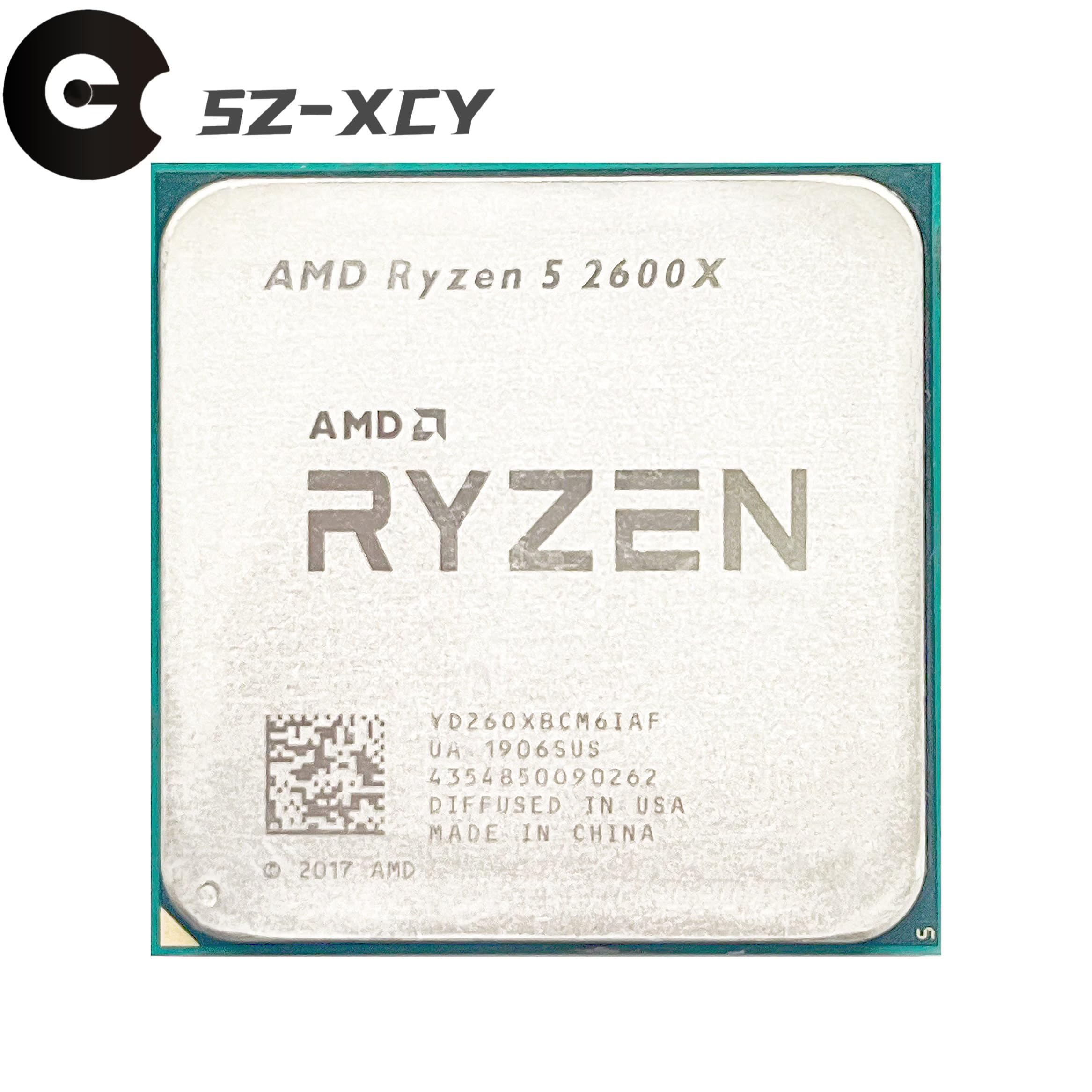 Elaborazione dati informatici Ryzen 5 2600X R5 3,6 GHz Processore CPU a dodici thread a sei YD260XBCM6IAF Socket AM4