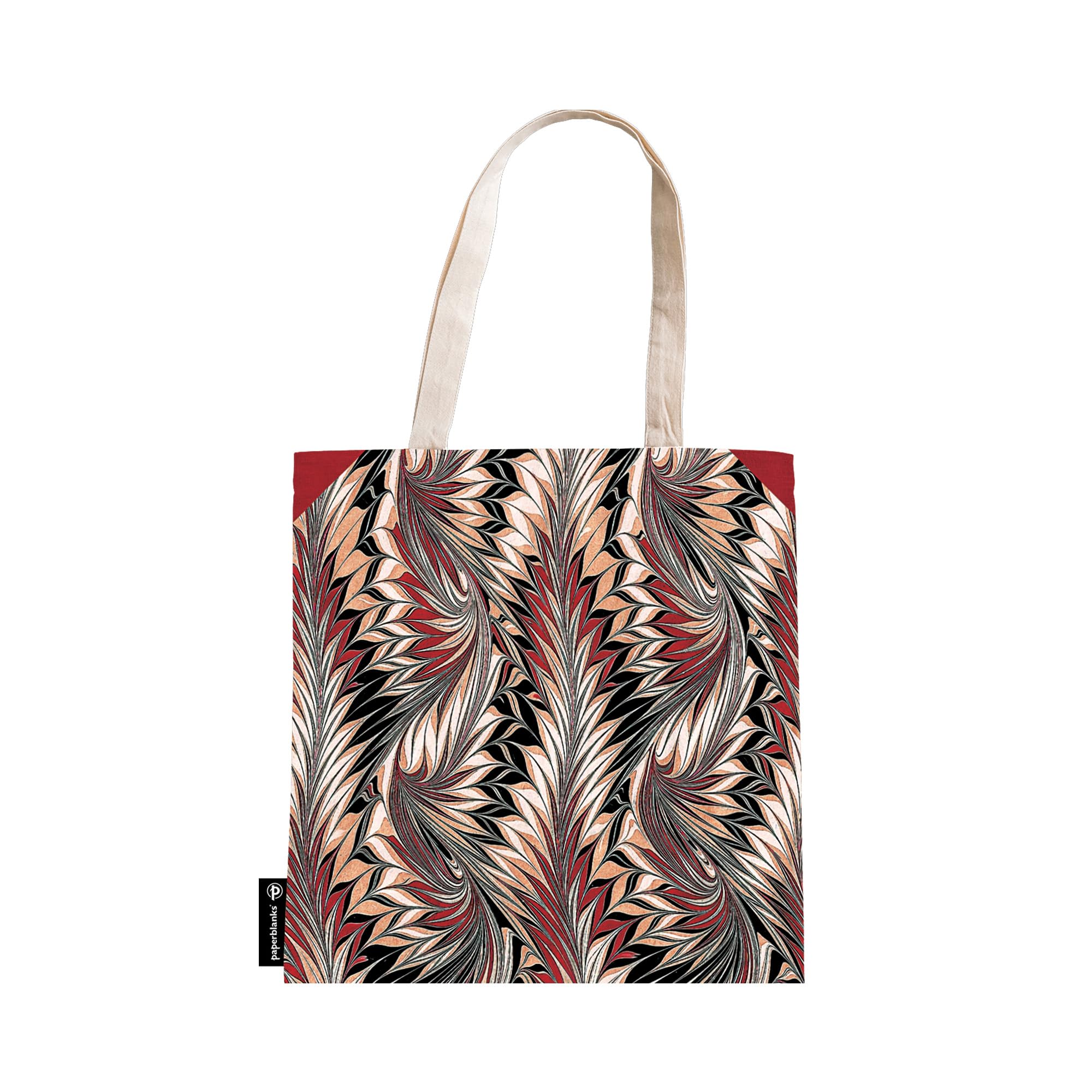 Sac en toile Paperblanks Rubedo cabas robuste aux finitions d'art