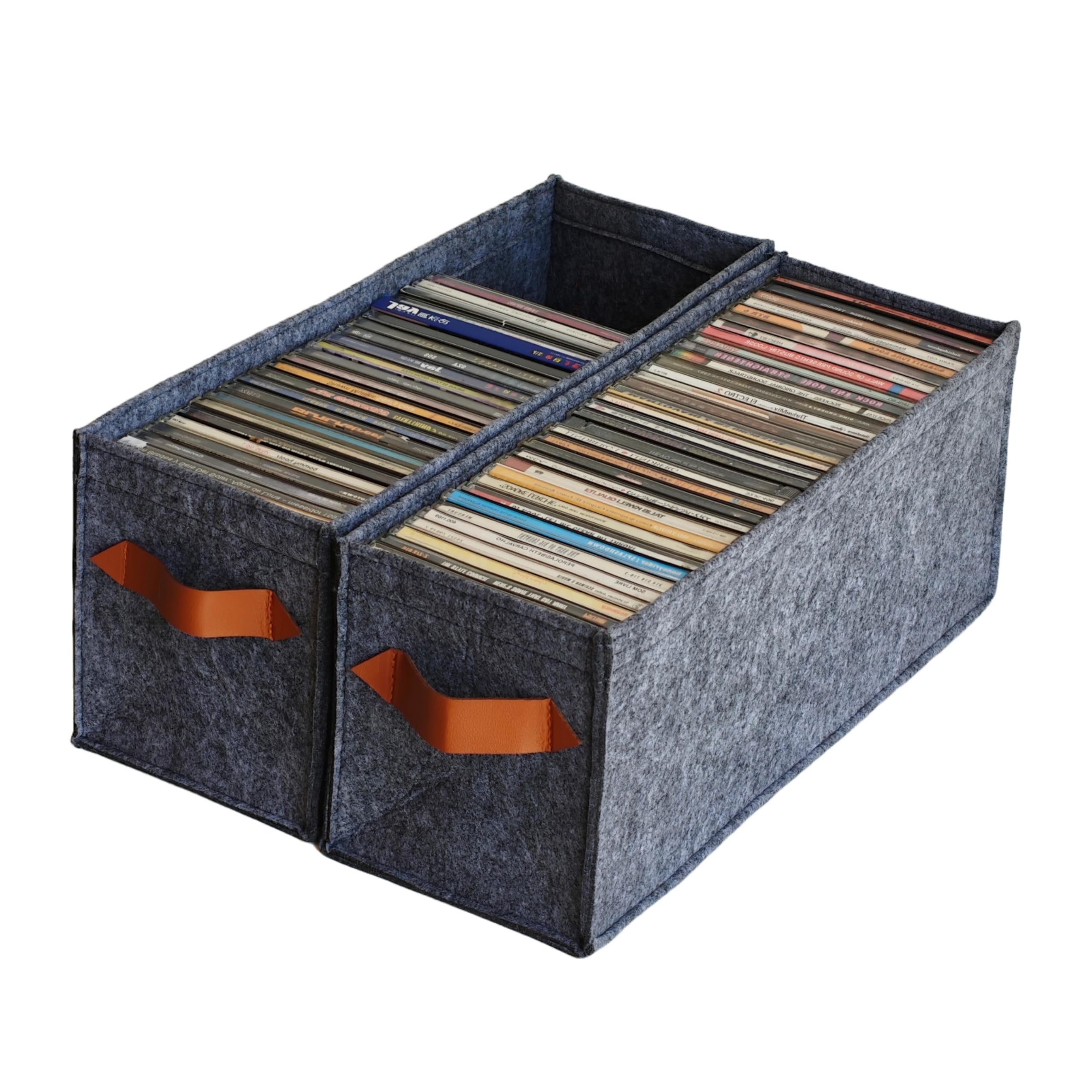 Amazon.com: Allenkwok CD Storage Box, Felt CD Case Organizer with