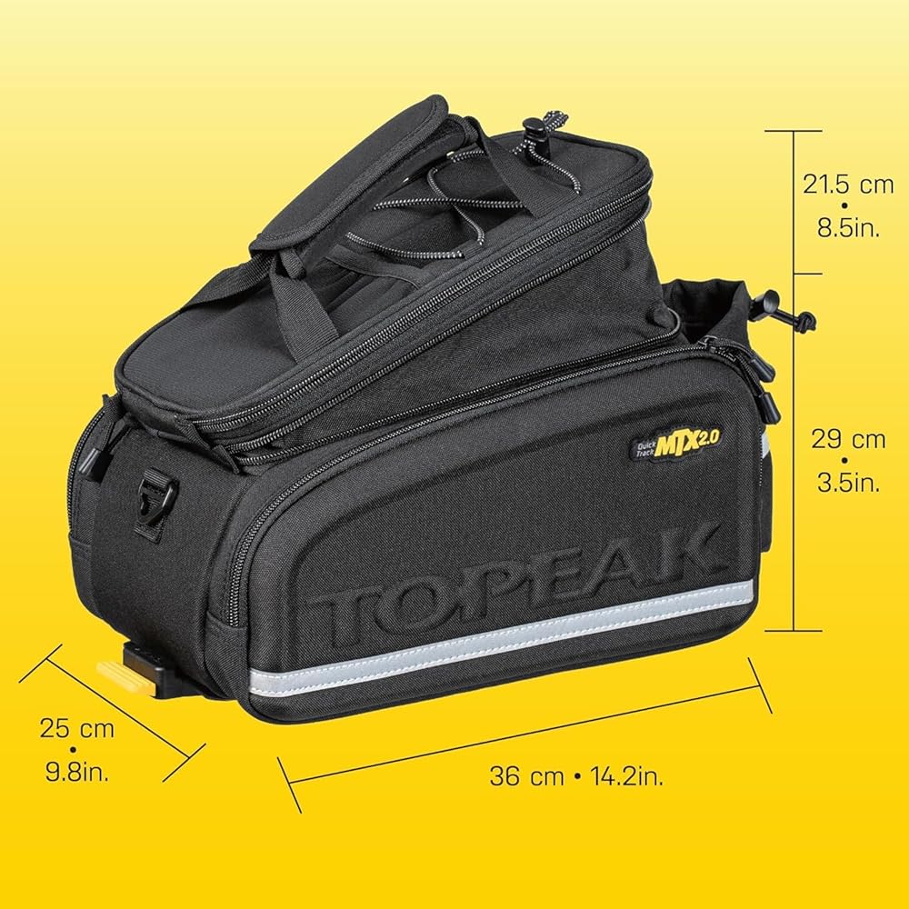 Amazon.com: Topeak MTX 2.0 TrunkBag DX with QuickTrack