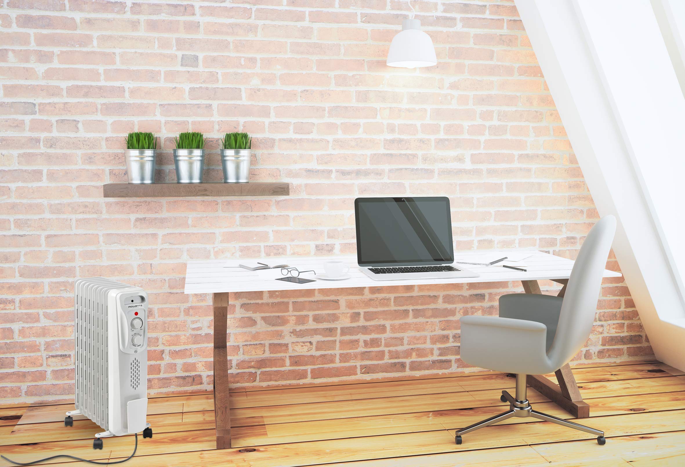 Rowenta Radiador BU2620 Intensium 2000w, 3 Niveles de calefacción Superficie hasta 25 m² (Reacondicionado Certificado)