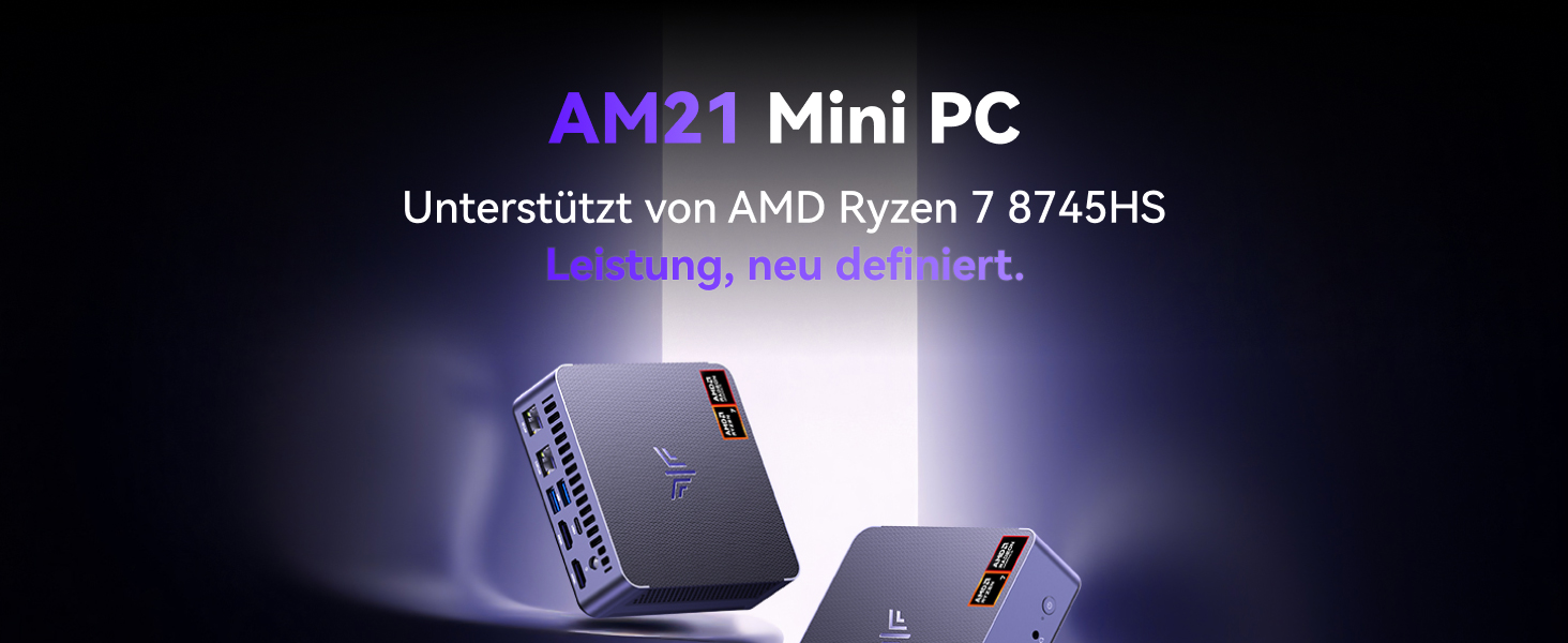 NiPoGi AM21 Mini PC -11 Pro, АMD Ryzen 7 8745HS , 16GB DDR5