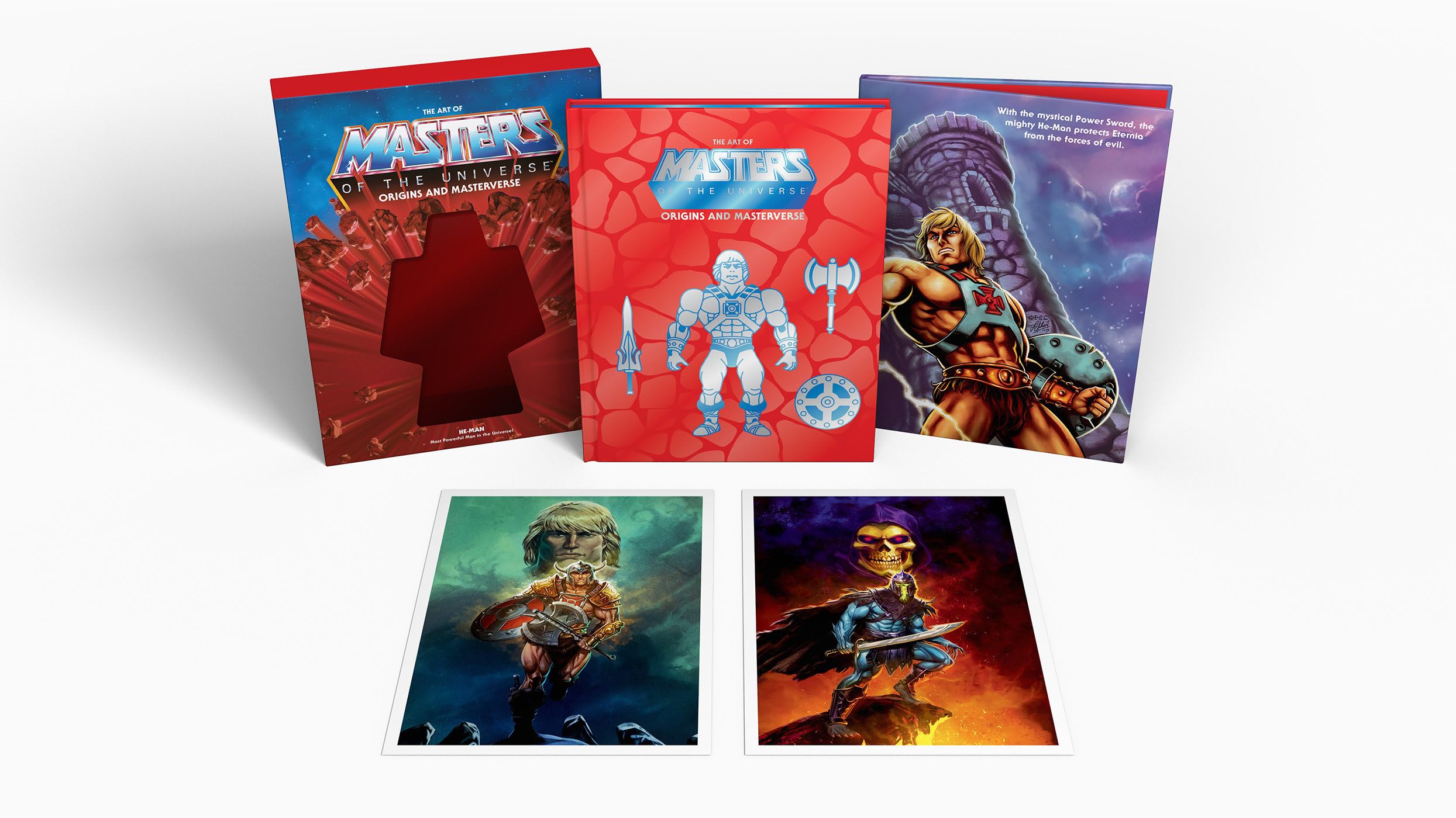 Art of Masters of the Universe Origins Masterverse livre artbook Deluxe pour collectionneur