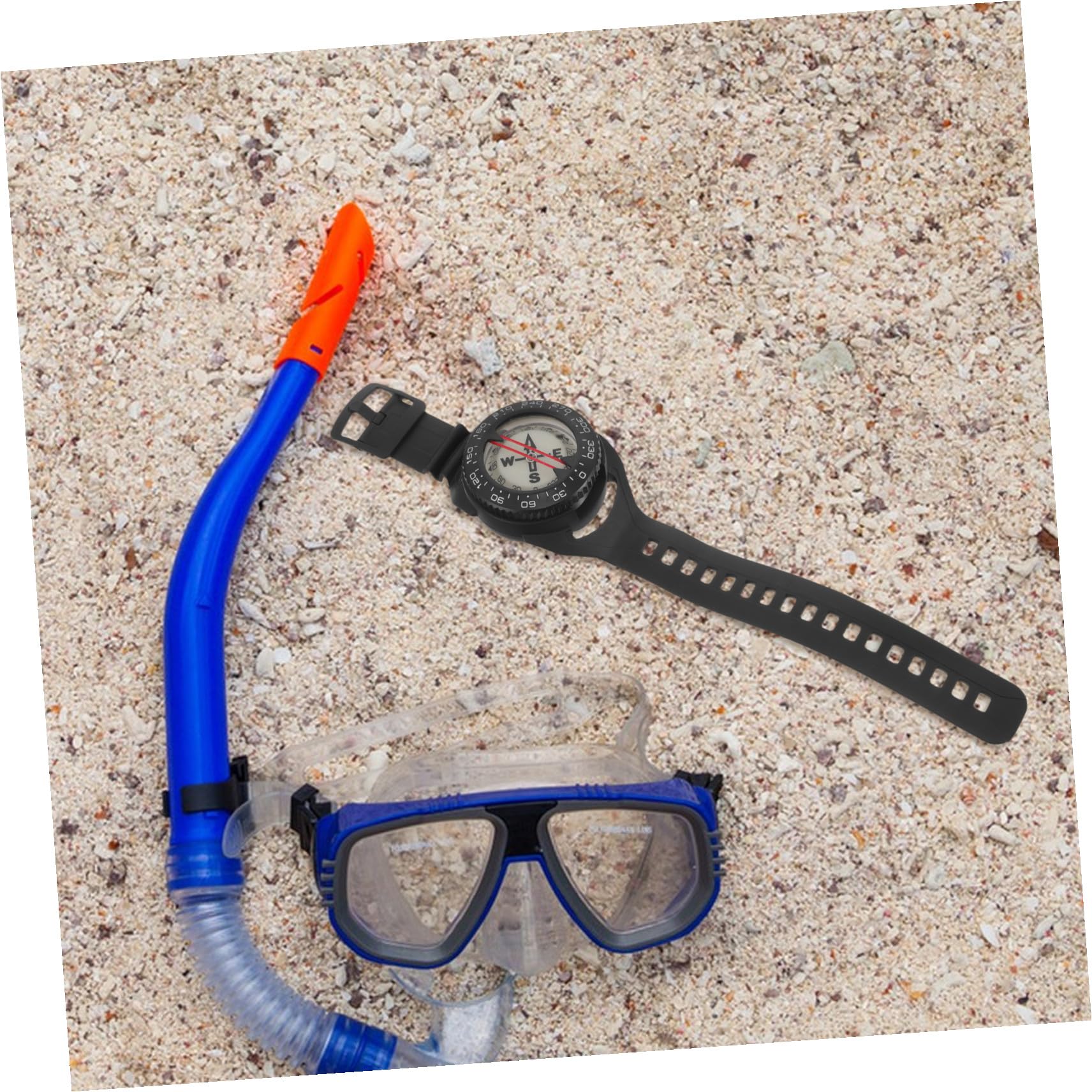 ifundom Brújula de Buceo de Muñeca Brújula de Navegación Luminosa para Deportes Acuáticos Buceo Navegación Senderismo y Emergencias