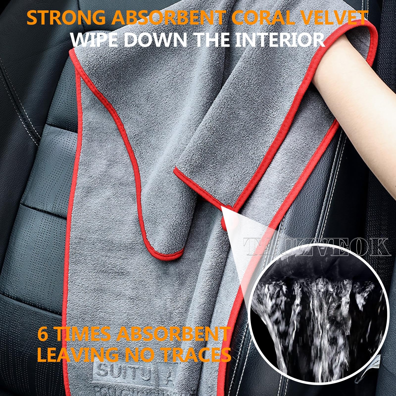 Paños Limpieza Coches, Paño Secado Coches, Paño Microfibra,Pulido Cuidado,Limpieza Ventanas,Microfibra Cuidado, Ultra Absorbente, Sin Pelusa,60 * 180cm*2PCS