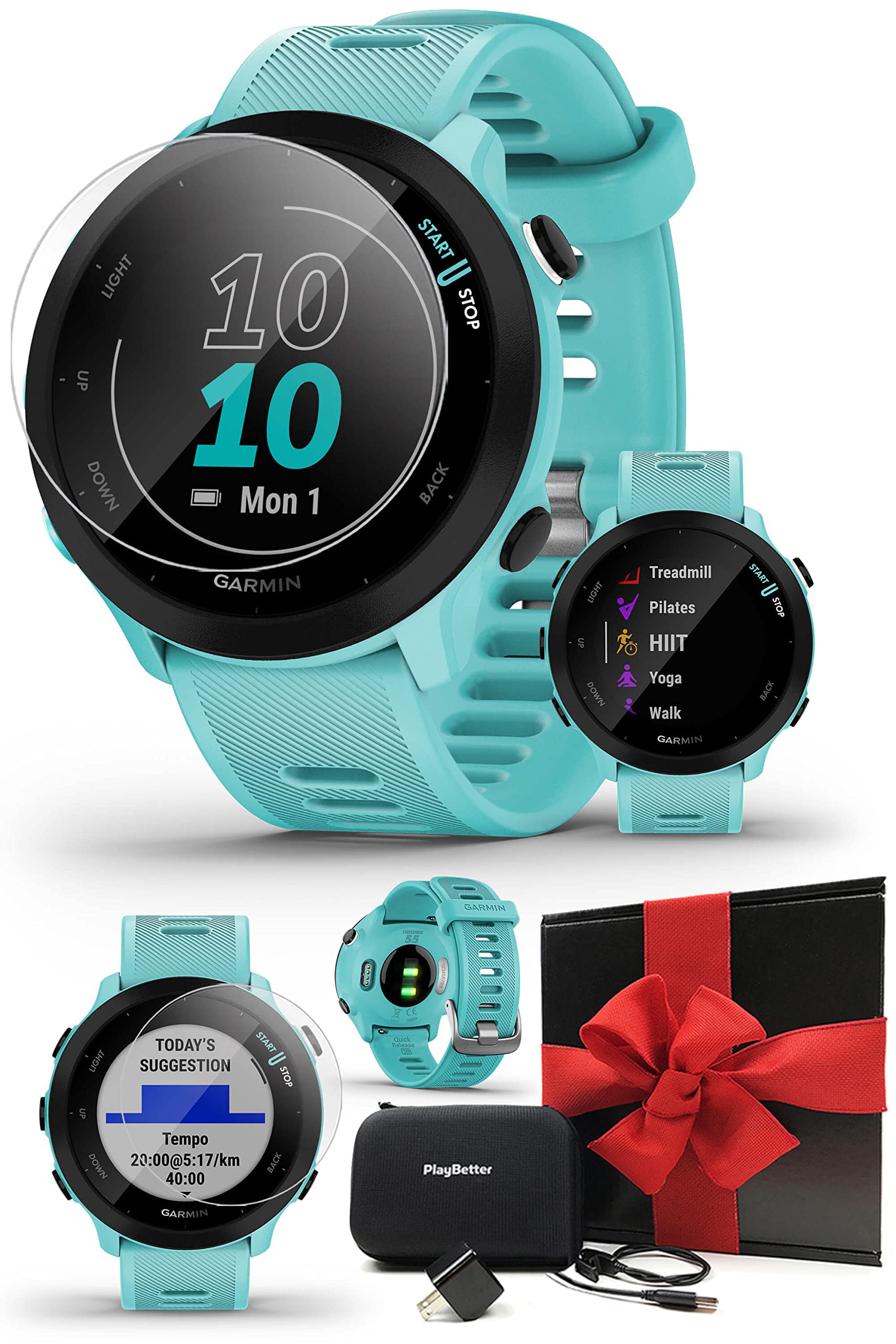 Amazon.com: Garmin Forerunner 55 (Aqua) GPS Running Watch